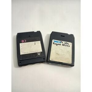 Vintage Recordable 8-Track Stereo Cassette Tapes Set of 2 (bb4)